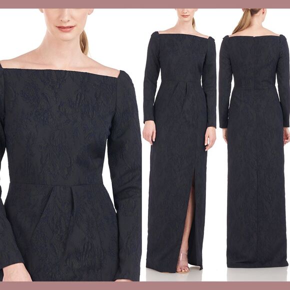 NWT $378 Unger [ 10 ] Long Sleeve‎ Jude Jacquard Column...